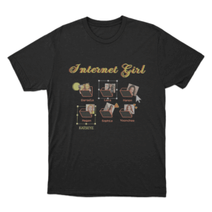 Internet Girl Katseye Unisex T Shirt Black