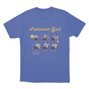 Internet Girl Katseye Unisex T Shirt Blue