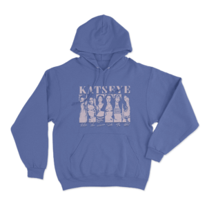 Katseye Autograph Unisex Hoodie Blue