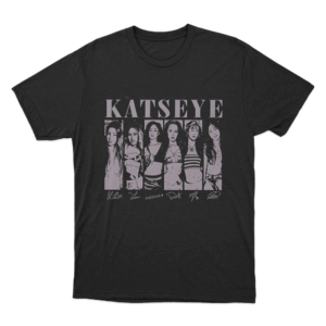 Katseye Autograph Unisex T Shirt Black