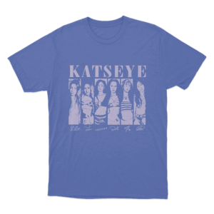 Katseye Autograph Unisex T Shirt Blue